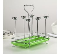 Сушилка для стаканов Доляна 23х13х21,5 см 3747092