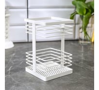 Сушилка для столовых приборов Доляна 16,2х10,5х10,5 см, цвет белый 5168793