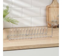 Сушилка для посуды Доляна 35,5х11х11 см, цвет хром 1550890