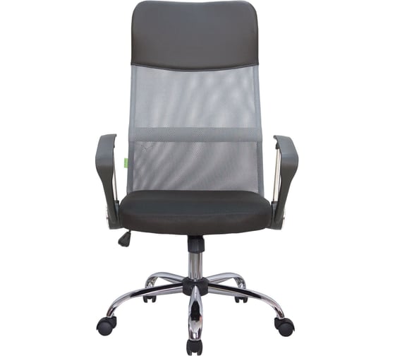 Кресло RIVA Chair RCH 8074 черная ткань/серая сетка DW-04 00-00006098