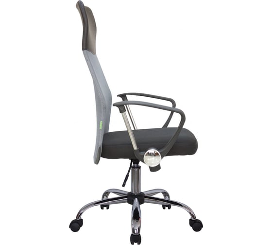 Кресло RIVA Chair RCH 8074 черная ткань/серая сетка DW-04 00-00006098