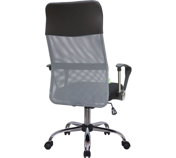 Кресло RIVA Chair RCH 8074 черная ткань/серая сетка DW-04 00-00006098