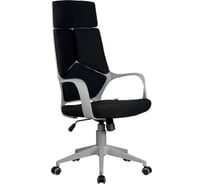 Кресло RIVA Chair RCH 8989 серый пластик/черная ткань 54 УЧ-00000683