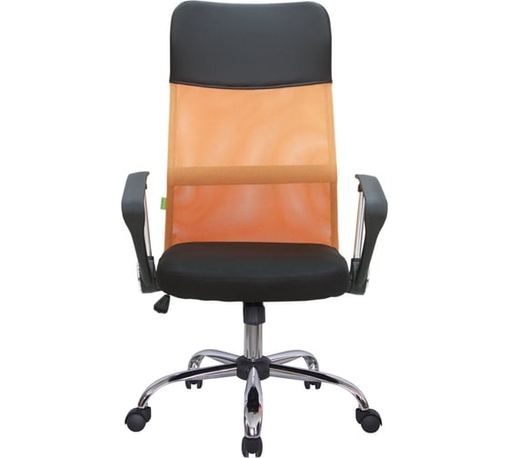 Кресло RIVA Chair RCH 8074 черная ткань/оранжевая сетка DW-05 00-00006096