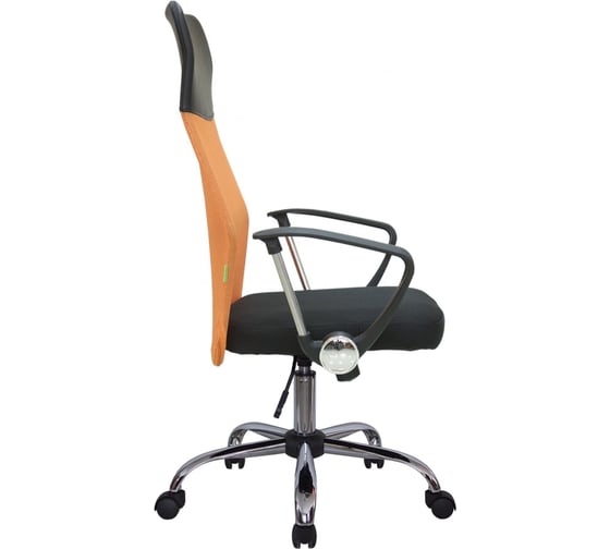 Кресло RIVA Chair RCH 8074 черная ткань/оранжевая сетка DW-05 00-00006096