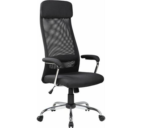 Кресло RIVA Chair RCH 8206HX черная ткань/черная сетка УЧ-00000750