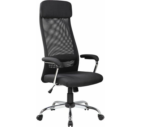 Кресло RIVA Chair RCH 8206HX черная ткань/черная сетка УЧ-00000750 1