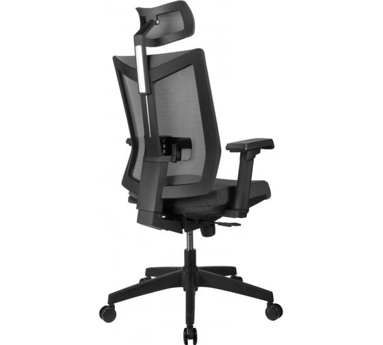 Кресло RIVA Chair RCH T27H серая ткань STI-01 серая сетка BTC-01 УЧ-00000854