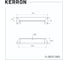 Ручка-скоба KERRON 160 мм, матовый черный S-2637-160 BL 3