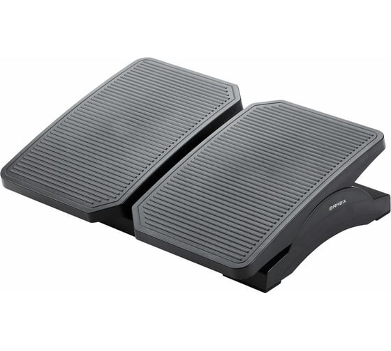 Подставка для ног BRABIX Ultra 4 43x32 см, регулировка угла наклона, 2 платформы 533039
