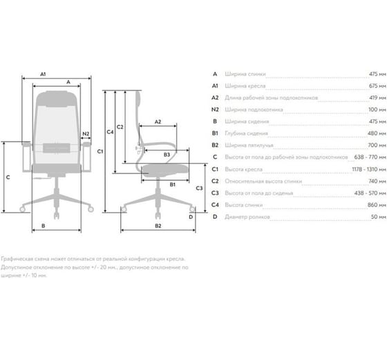 Кресло МЕТТА ErgoLife Set 17/подлокотник 131/основание Sit 052 z5AF.16.1.2A3