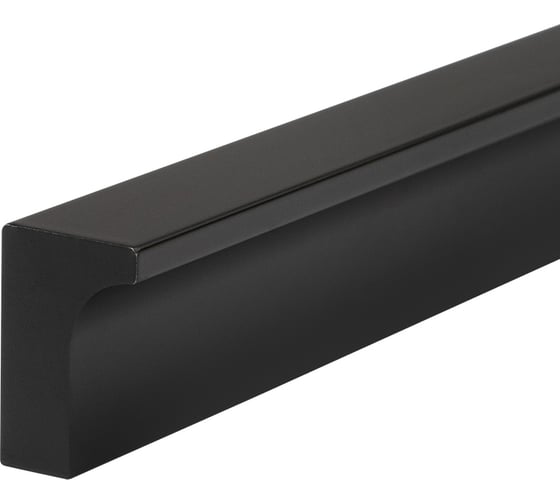 Накладная ручка KERRON Г-образная 512 мм, матовый черный S-2639-512 BL S-2639-512 BL