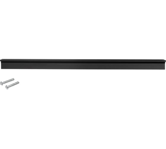 Накладная ручка KERRON Г-образная 320 мм, матовый черный S-2639-320 BL S-2639-320 BL