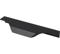 Ручка торцевая Kerron, 150 мм (фасад 18 мм), матовый черный RT-004-150 BL