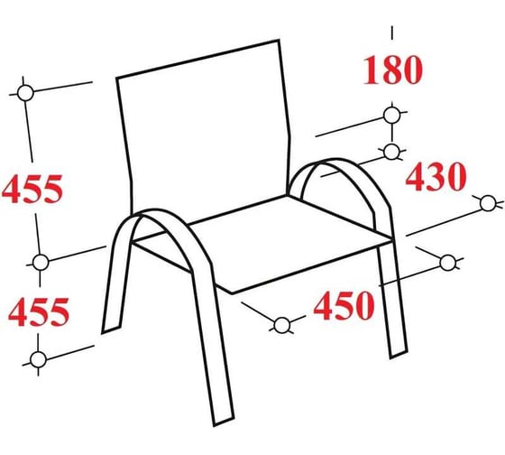 Конференц-кресло Easy Chair UA_EChair SAMBA Chrome, кожзам черный, V-4 2183761