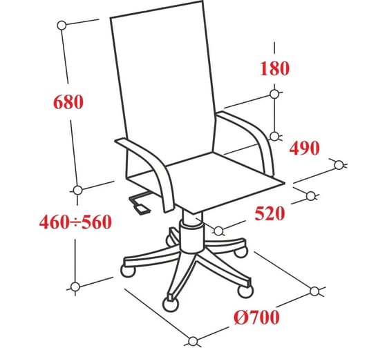 Кресло Easy Chair UP_EChair СН-277 Бостон В Айс хром Moderno 02, серый 2108784
