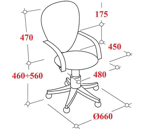 Кресло Easy Chair UP_EChair СН-800 Энжел черный Ср TW-01/Е11-к черный 2108787