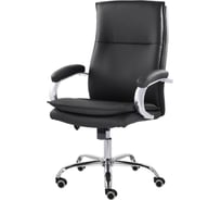 Кресло Easy Chair UP_EChair СН-701 Куба В хром ХДП Ср S-0401, черный 2108785