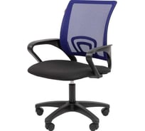 Кресло Easy Chair VT_EСhair-304 (LT) N TC Net ткань черная/сетка синяя, пластик 2199802