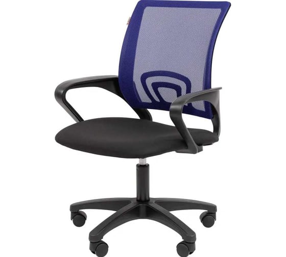 Кресло Easy Chair VT_EСhair-304 (LT) N TC Net ткань черная/сетка синяя, пластик 2199802