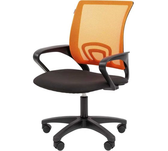 Кресло Easy Chair VT_EСhair-304 (LT) N TC Net ткань черная/сетка оранжевая, пластик 2186861