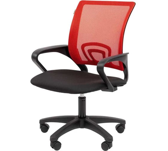 Кресло Easy Chair VT_EСhair-304 (LT) N TC Net ткань черная/сетка красная, пластик 2186860