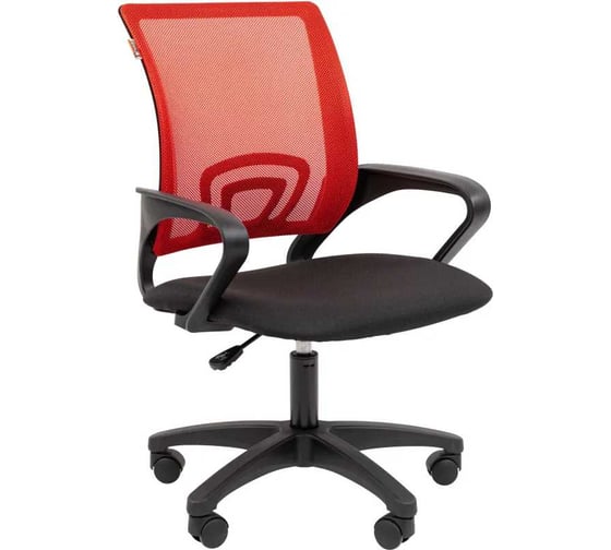 Кресло Easy Chair VT_EСhair-304 (LT) N TC Net ткань черная/сетка красная, пластик 2186860
