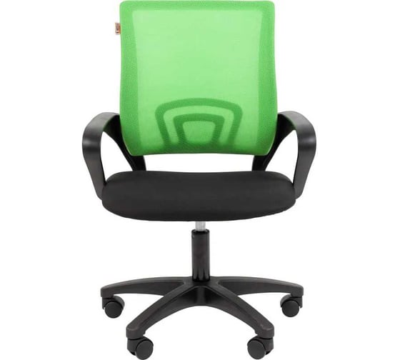 Кресло Easy Chair VT_EСhair-304 (LT) N TC Net ткань черная/сетка светло-зеленая, пластик 2186862