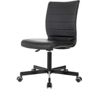 Кресло Easy Chair VB_EChair 303 PU, черный экокожа, крестовина металл черный 2188084