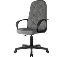 Кресло Easy Chair VB_EChair 602LT серый Light-19 крестов. пластик 2188088