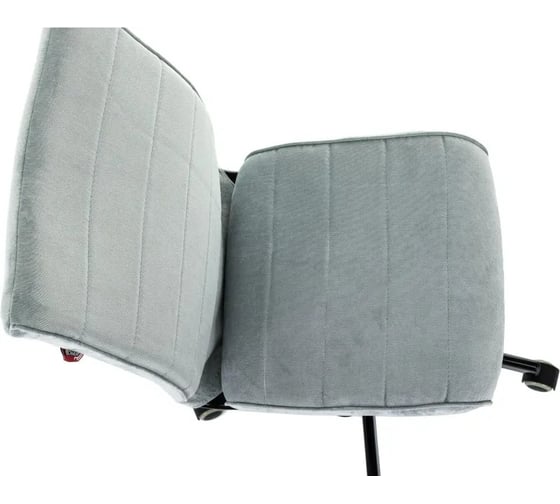 Кресло Easy Chair VB_EChair 303 серо-голубой Light-28, крестовина металл черный 2188086