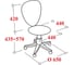 Кресло Easy Chair VB_EChair 303 серо-голубой Light-28, крестовина металл черный 2188086 2