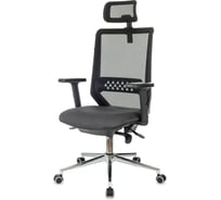 Кресло Easy Chair VB_EChair 663 TC-H/SL черный TW-01 38-418 сетка/ткань 2230936