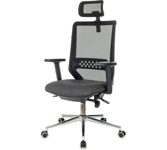Кресло Easy Chair VB_EChair 663 TC-H/SL черный TW-01 38-418 сетка/ткань 2230936 1