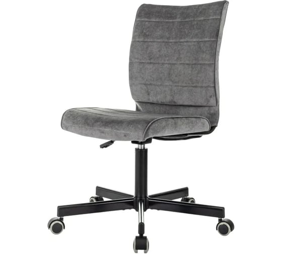 Кресло Easy Chair VB_EChair 303 серый Light-19 крестовина металл черный 2188087