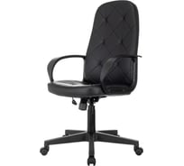 Кресло Easy Chair VB_EChair 602 PU черный экокожа, крестовина пластик 2188090