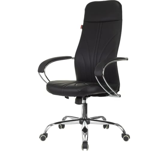 Кресло Easy Chair VB_EChair 655LT SL/TPU черная экокожа, крестовина хром 2188092 1