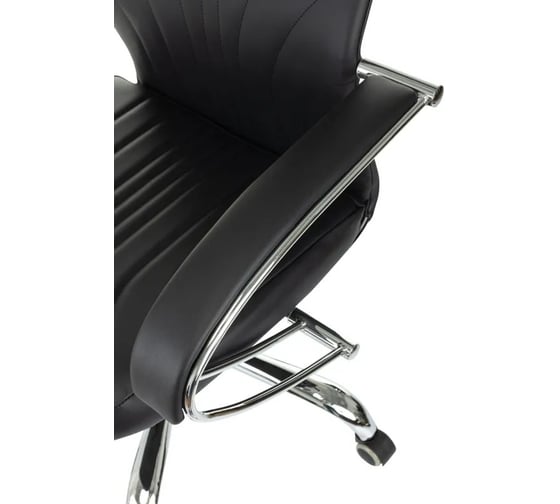 Кресло Easy Chair VB_EChair 655LT SL/TPU черная экокожа, крестовина хром 2188092