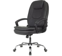 Кресло Easy Chair VB_EChair 668 TPU/SL черная экокожа, крестовина металл хром 2230938