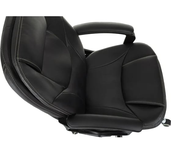 Кресло Easy Chair VB_EChair 668 TPU/SL черная экокожа, крестовина металл хром 2230938