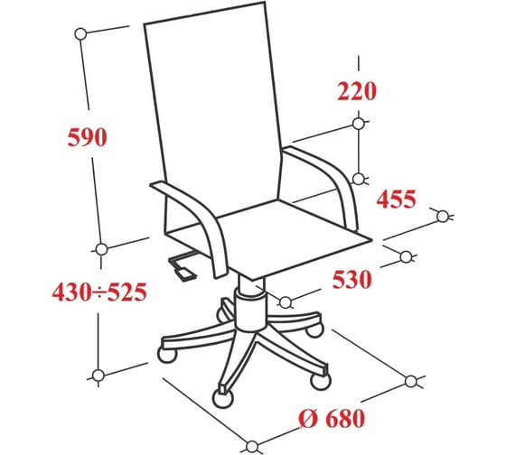 Кресло Easy Chair VB_EChair 668 PU P черная экокожа, подставка для ног 2188094