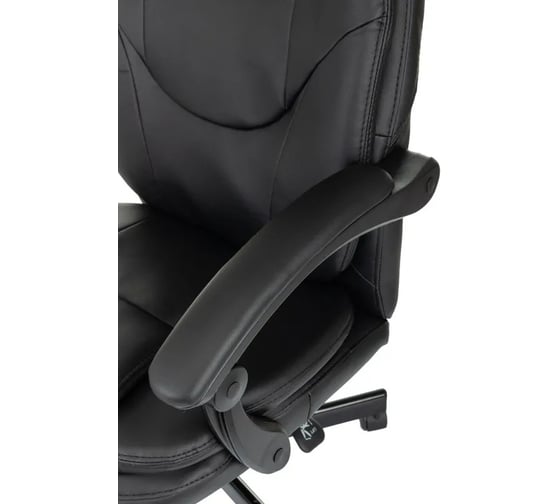 Кресло Easy Chair VB_EChair 668 PU P черная экокожа, подставка для ног 2188094