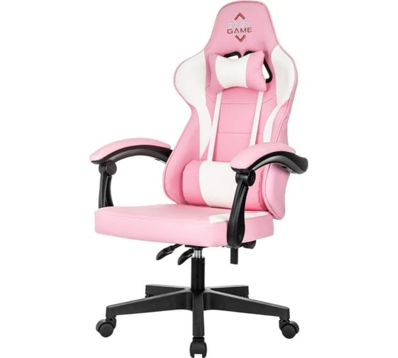 Кресло Easy Chair VB_Echair Easy Game-907 LT PU экокожа розовый/белый, пластик 2230482