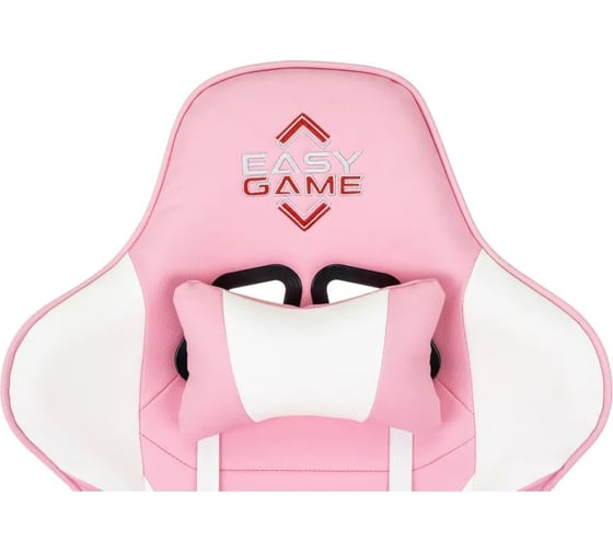 Кресло Easy Chair VB_Echair Easy Game-907 LT PU экокожа розовый/белый, пластик 2230482