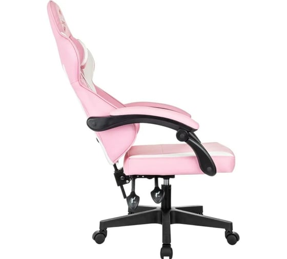 Кресло Easy Chair VB_Echair Easy Game-907 LT PU экокожа розовый/белый, пластик 2230482