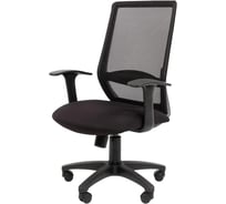 Кресло Easy Chair VT_EChair-672 TC ткань/сетка черный, пластик 2086001