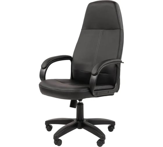 Кресло Easy Chair VT_EChair-674 TPU кожзам, черный пластик 2086004