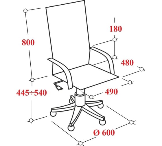 Кресло Easy Chair VT_EChair-672 TC ткань/сетка черный, с подголовником, пластик 2086002