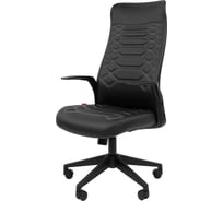 Кресло Easy Chair VT_EChair-673 TPU кожзам черный, пластик 2086003