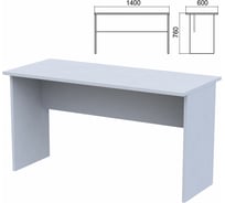 Стол письменный ОФИСМАГ (ш1400Хг600Хв760 мм), серый, А-003.60, ш/к35683 641250